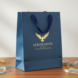 Luxury <b>White</b> <b>Paper</b> <b>Bags</b> Manufacturer From Vietnam and China for Custom Printed Laminated Supermarket Retail Packaging - Product Image 1