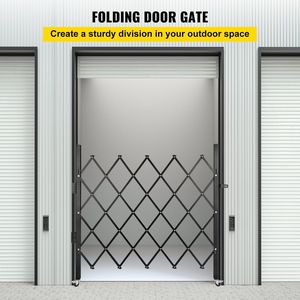 Cancello di Sicurezza Pieghevole in Acciaio da 48'' (A) x 66'' (L) a Fisarmonica, Flessibile ed Espandibile, Ideale per Palestre - Product Image 2