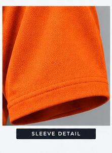 Men's <b>Orange</b> Quick Dry Sporty <b>T</b>-<b>Shirt</b> Crew Neck Solid Color Knitted 95% Cotton Eco-Friendly Silk Screen Printed Summer Fitness - Product Image 5