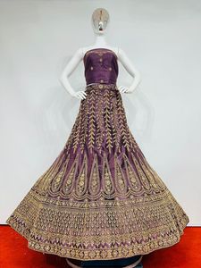 Traje de Novia Indio Zarna 16 Kali Masterpiece, con Pedrería Jarkan Completa, Espejo Mágico, Brillo Glamuroso, Tela de Red para Adultos - Product Image 4