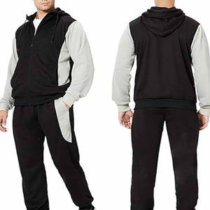 Conjunto Deportivo para Hombre, Corte Ajustado, 2 Piezas, Algodón Transpirable, Cierre Frontal con Cremallera, Invierno, Casual, Entrenamiento, Exportación 2026 - Product Image 5