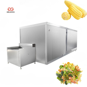 Tunnel <b>Freezer</b> Industrial Quick Freezing Machine Automatic Washing Drying Cryogenic Strawberry Blueberry Fruit - Product Image 1