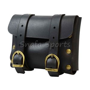 Sac banane en cuir véritable pour homme, motif lettres, ceinture porte-monnaie, pochette de ceinture élégante, sacoche porte-outils - Product Image 3