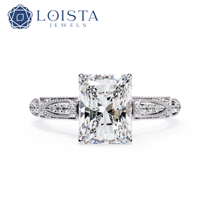 HQ GEMS IGI Lab Grown Diamond GOLD Carat Grown Diamond Cushion แหวนหมั้น - Product Image 2