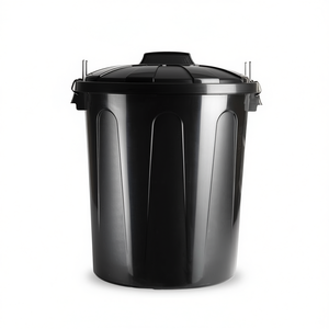 Cestino per Rifiuti Nero da 51L per Contenitori di Scarto - Product Image 1