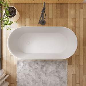 อ่างอาบน้ำและอ่างน้ำวนสีขาวเคลือบขนาด55นิ้วสำหรับ25S16-14PS ผลิตภัณฑ์ - Product Image 2