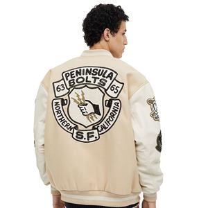 Vestes de baseball varsity pour hommes de haute qualité avec logo personnalisé, 100% laine, coupe-vent d'hiver, réversibles, vente en gros, fabrication sur mesure, mode - Product Image 3