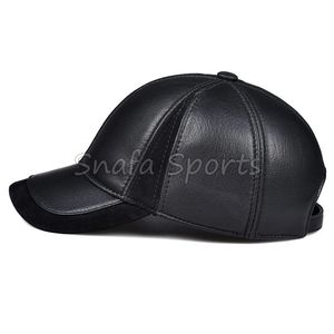 Gorras de Béisbol de Cuero Genuino de Alta Calidad a Precio Económico, Diseño Personalizado, de Cuero Vacuno Genuino para Hombres y Mujeres - Product Image 3