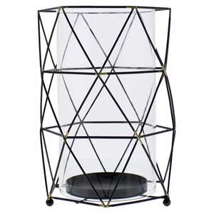 Candelabro Doble de Hierro Forjado Dorado de Estilo Nórdico Moderno, Portavelas Minimalista de Metal para Velas de Té, Centro de Mesa para Bodas y Navidad - Product Image 5