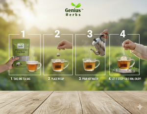 Sachets de thé à base de feuilles de papaye fraîches, bien-être ayurvédique traditionnel, prix de gros, herbes séchées de haute qualité, directement du fabricant - Product Image 3