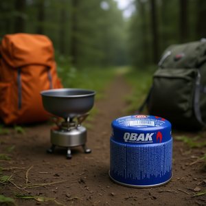 Bombola di gas QBAK 9 cm in acciaio blu ricaricabile per accendini, confezione da 36 pezzi - Product Image 3