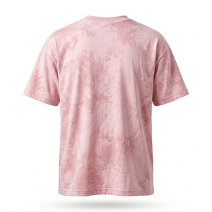 เสื้อยืดผู้ชายไซส์ใหญ่ ลายมัดย้อม แขนสั้น คอกลม ผ้าถัก สวมใส่สบายๆ - Product Image 2