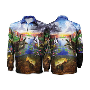 Camisa de Pesca de Manga Larga para Hombre, Sublimada Personalizada con Impresión de Logotipo - Product Image 6