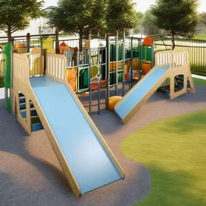 Tobogán Infantil para Interiores con Piscina de Pelotas de Plástico Multicolor para Uso en Jardín de Niños - Product Image 4
