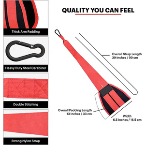 Adjustable Ab Straps for Weightlifting Gym <b>Training</b> Core <b>Strength</b> Hanging Leg Raise Fitness Equipment - Product Image 5