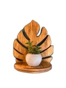 PLANTES TRADITIONNELLES ARTISANAT pot de fleurs en bois souhaitant bien jardinière arrière-cour décor de jardin jardinières en bois écorce fleur jardin - Product Image 4