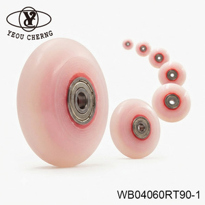 Custom Color PU Wheel with Precision Bearing for Foldable Pet <b>Stroller</b> - Product Image 4