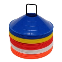 Conos de Entrenamiento de PE Duraderos y Ligeros, Apilables, en Forma de Disco, Flexibles, para Fútbol y Deportes Múltiples