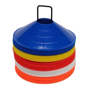 Conos de Entrenamiento de Plástico Ligeros y Duraderos, Apilables, en Forma de Disco, Flexibles, para Entrenamiento de Fútbol y Uso Multideportivo - Product Image 2