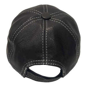 Gorras de Béisbol de Cuero, Gorras de Aviador Ajustables de Piel de Oveja, Unisex, Precio Razonable, Alta Calidad, Servicio OEM - Product Image 2