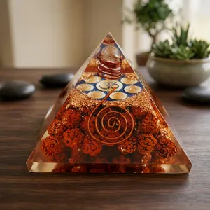 Rudraksh – pyramide Orgonite originale, symbole Om, grossiste et fabricant de produits orgones - Product Image 2