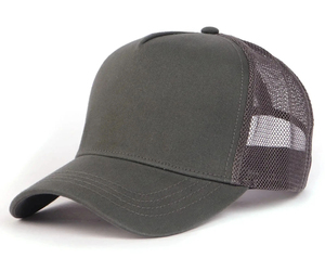 Casquette Trucker en Maille Grise à 6 Panneaux Harry Johnson Production, Réglable, Unisexe, Décontractée, Toutes Saisons, Tissu Respirant - Product Image 6