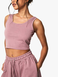 Ensemble court sans manches pour femme, coupe confortable, tenue de sport d'été, deux pièces, débardeur doux, short à taille élastique - Product Image 3