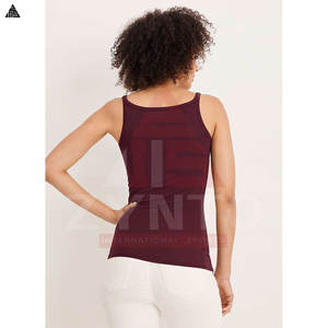 เสื้อครอปท็อปผู้หญิง เสื้อโยคะ สกรีนโลโก้ได้ เสื้อผ้าฝ้าย คอกว้าง ทรงหลวม ใส่เล่นกีฬา ออกกำลังกาย เสื้อกล้ามแขนกุดสำหรับผู้หญิง - Product Image 5