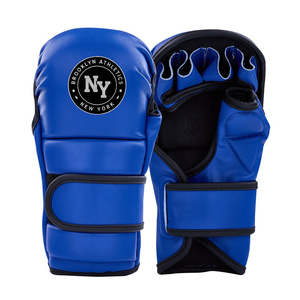 Premium Quality Leather MMA Gloves Anti-Slip Surface Customizable Unisex Gloves for Boxing Training Workout Wholesale Available - Product Image 1