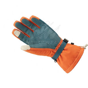 Gants de snowboard durables, imperméables, pour l'hiver, avec isolation thermique, paume antidérapante, coutures solides et poignets réglables - Product Image 6