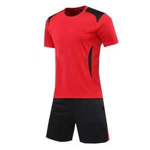 Uniforme de Fútbol Personalizado de Alta Calidad en Tallas Grandes, 100% Poliéster, Protección UV, Secado Rápido, Ropa Deportiva para Equipos - Product Image 1