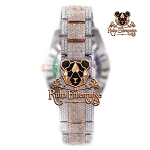 Custom Cced Out Luxury <b>Square</b> Diamond <b>Watch</b> Stainless Steel Band Analog Quartz <b>Men's</b> Timepiece <b>Watch</b> <b>for</b> <b>Mens</b> - Product Image 2