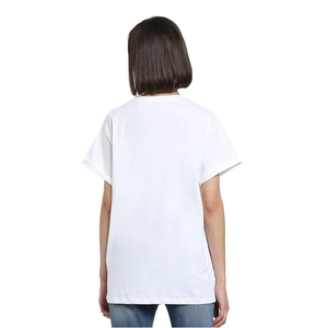 เสื้อยืดพิมพ์ลายผู้หญิงจากซัพพลายเออร์บังคลาเทศ ออกแบบเองได้ คอกลม แขนสั้น ทรงเข้ารูป สไตล์ลำลอง เสื้อยืดสีพื้นสำหรับผู้หญิง - Product Image 4