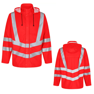 <b>Construction</b> Safety Waterproof <b>Uniform</b> Reflecting Work-wear High Visibility Safety Clothing Security Worker Jackets - Product Image 3