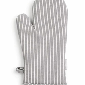 Gant de four en coton personnalisé, résistant à la chaleur, avec logo brodé, en coton et lin, pour une utilisation durable - Product Image 3