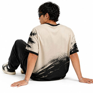 T-shirts surdimensionnés pour hommes de haute qualité, style streetwear, hip-hop, vintage, impression DTG, coton lourd - Product Image 3