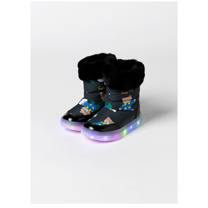 OZKIZ Korean LED Boots for Kids Boys 2-6 Years Winter Fashion Synthetic Upper Wholesale - Product Image 1
