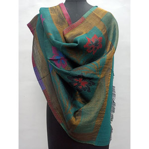 Echarpe de Diseño Floral de Primera Calidad, 70x200cm, Elegante y Suave, para Mujer, Disponible en Varios Colores Vibrantes - Product Image 5