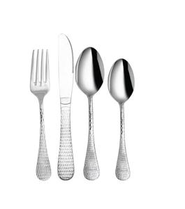 Cuillère en acier inoxydable, couverts épais pour restaurant, hôtel, couteau à steak, fourchette, cuillère de mariage - Product Image 1