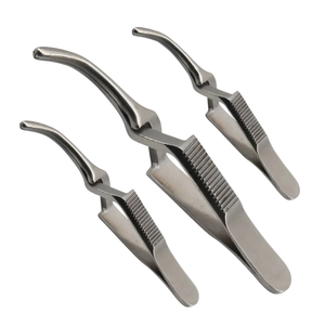 ชุดเครื่องมือผ่าตัดหลอดเลือดสแตนเลส DeBakey Curved Bulldog Clamps Ariston International Atraumatic Artery Clamp - Product Image 3
