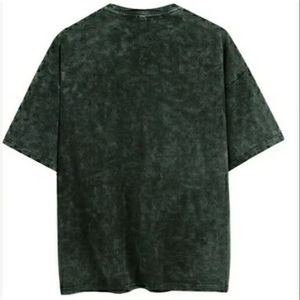 เสื้อยืดยูนิเซ็กซ์แบบฟอกสีคุณภาพสูงสุด 100% สไตล์ดิสเทรสสั่งทำพิเศษ - Product Image 3