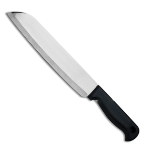 Ensemble de 5 couteaux de cuisine en acier inoxydable avec manche noir, couteaux professionnels de chef, couteaux à découper la viande, couteaux à trancher avec poignée ergonomique - Product Image 3