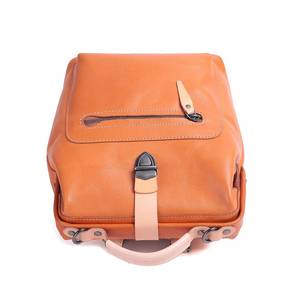 กระเป๋าเป้สะพายหลังหนังแท้ Heritage รุ่นกันน้ำ ป้องกันการโจรกรรม สไตล์วินเทจ สำหรับเดินทาง รุ่น LBP-0393 - Product Image 5