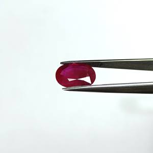 พลอยทับทิมธรรมชาติพม่ารูปไข่ 3.48 กะรัต RBHO-2 - Product Image 4