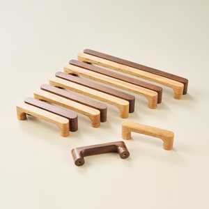Manijas de Madera de Lujo Hechas a Mano, Tiradores de Madera Maciza para Puertas Interiores, Muebles para el Hogar, Armarios, Fábrica - Product Image 4