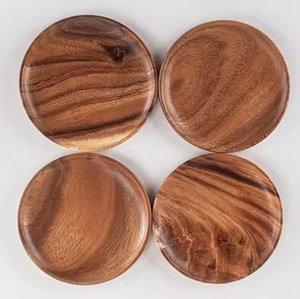 จานไม้ทำมือแบบเป็นมิตรต่อสิ่งแวดล้อม ดีไซน์คลาสสิก ผิวเงางาม โดย blossom craft india - Product Image 3