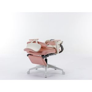 Sedia da Ufficio Ergonomica per Casa con Supporto Lombare, Poggiatesta, Braccioli Ribaltabili, Altezza Regolabile, Girevole e Basculante - Product Image 5