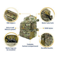 Pack d'extension modulaire polyvalent avec compartiment pliable, porte-sac à eau durable compatible avec les gilets tactiques pour la chasse