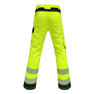 Pantalones de seguridad ligeros y transpirables con detalles reflectantes para trabajos industriales y en carreteras - Product Image 2