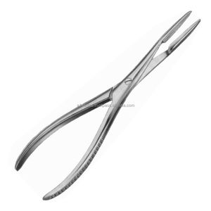 High Quality A-1 VERITAS Straight & Curved on Straight & Curved on Faltt Bone Holding Bone Holding Forceps | needle holder - Product Image 5